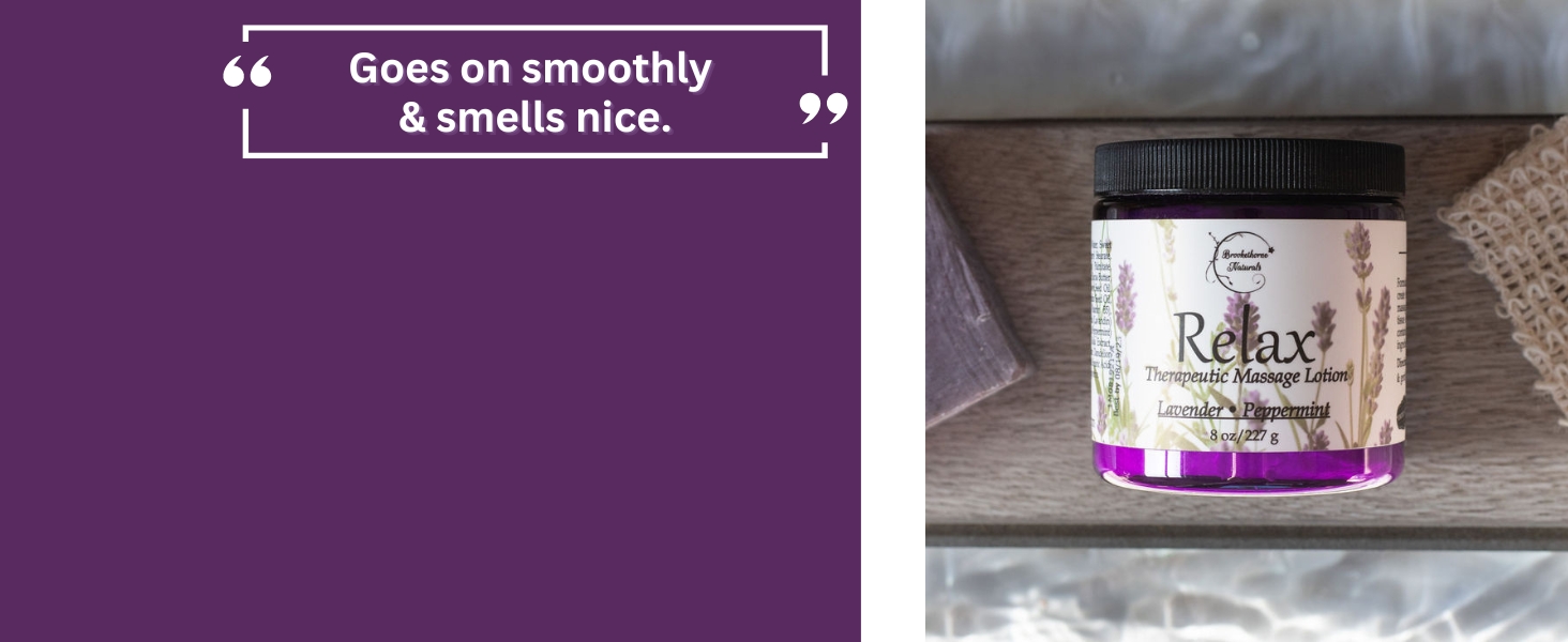 Relax massage lotion is perfect for massage therapy & home use.