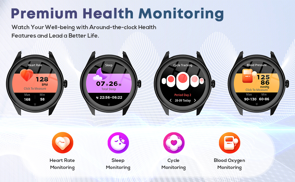 sports watch with health monitoring