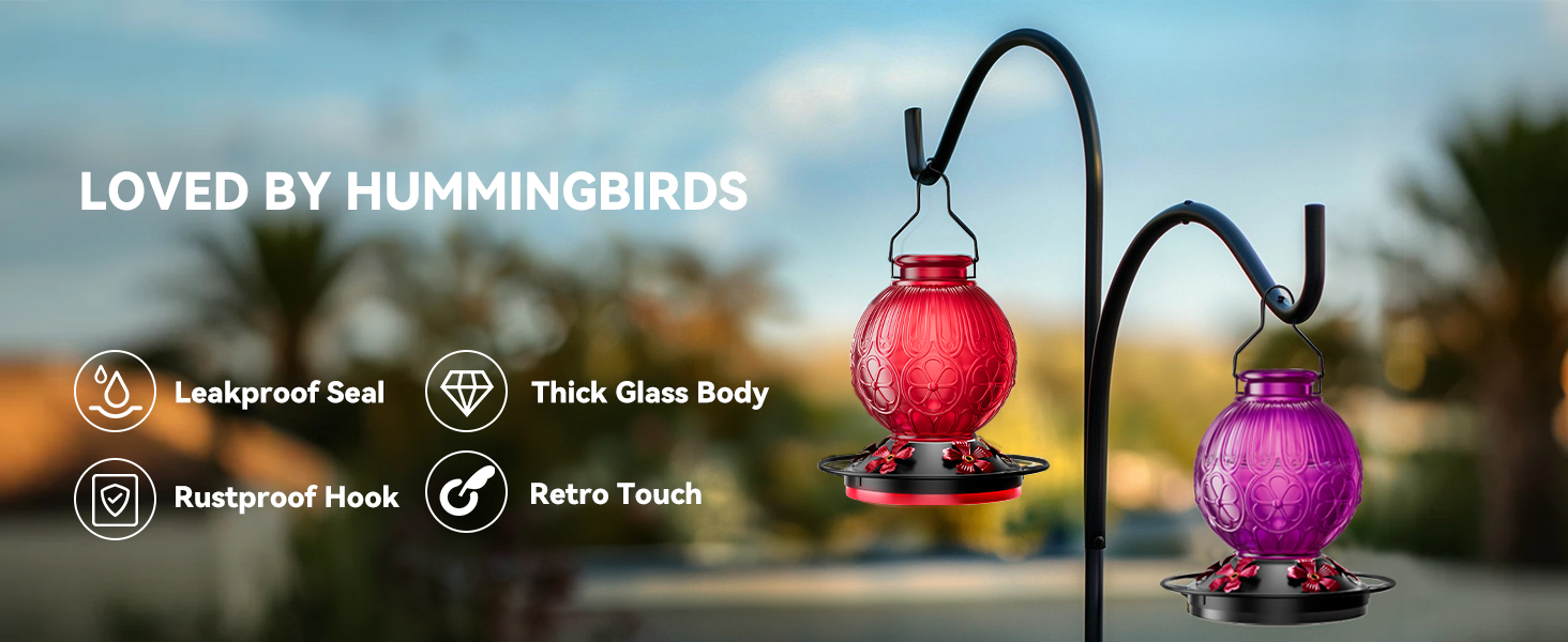 hummingbird feeders for outdoors