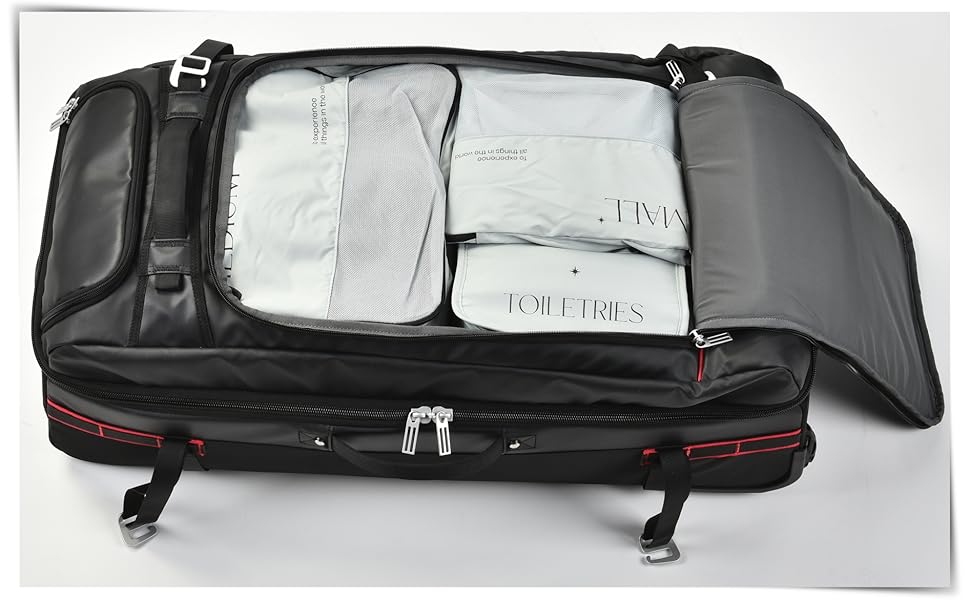 rtt 100L rolling duffle with wheels