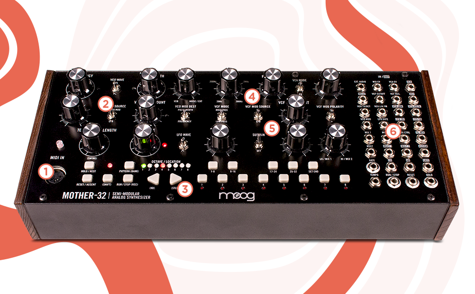 MOOG Mother-32 Semi-Modular Eurorack Analog Synthesizer with