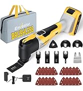 ENVENTOR Brushless Oscillating Multitool, 20V Cordless Oscillating Saw with 28 pcs Accessories, 6...