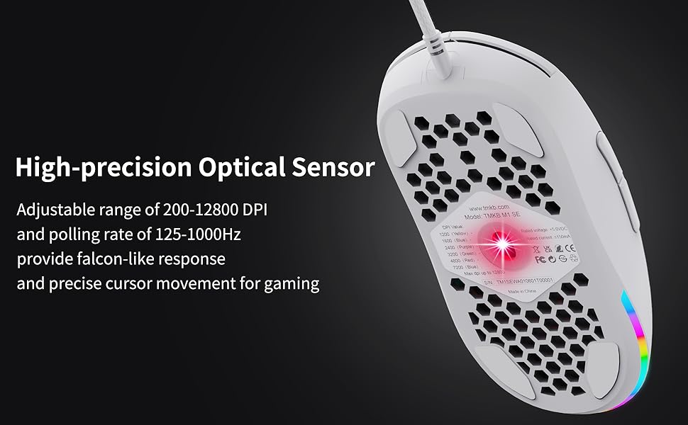 TMKB Falcon M1SE Ultralight Gaming Mouse, HighPrecision