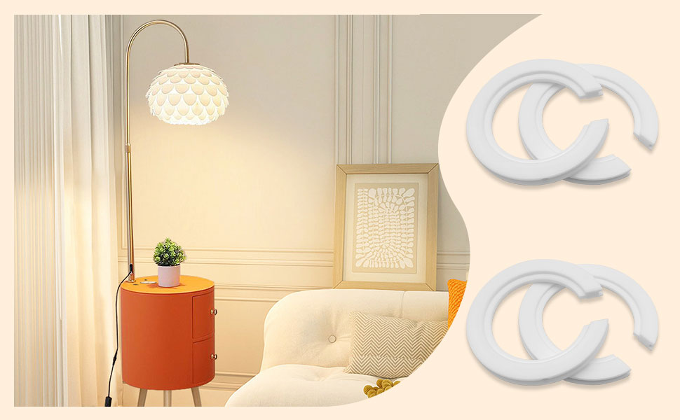 20PCS E27 to E14 Lamp Shade Adapter Ring Lampshade Converter Ring