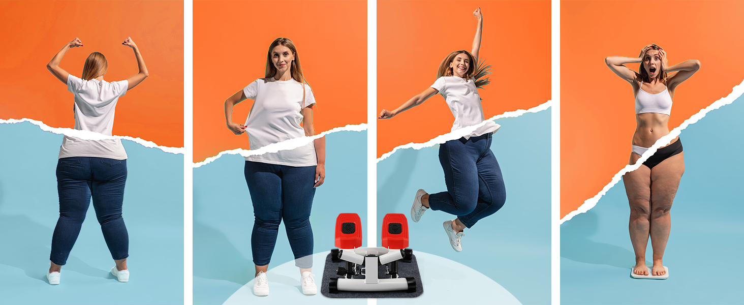 stepper with resistance bands