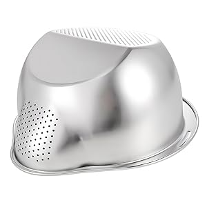 rice washing bowl; rice rinser; rice rinser strainer; rice cleaner; rice colander; fruit wash
