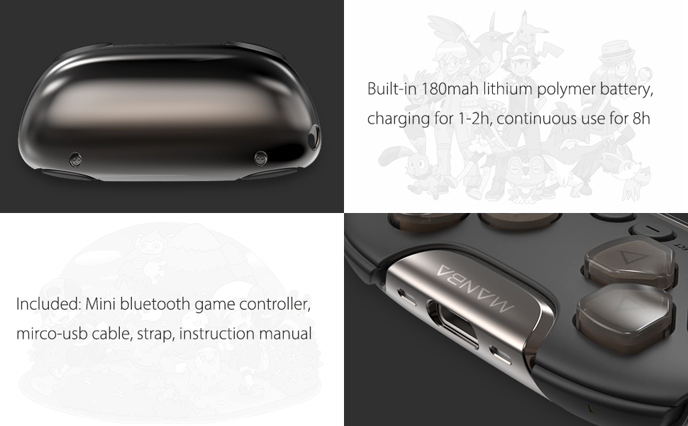 Mini Wireless Controller,Bluetooth Anki Remote for Nintendo Switch/OLED