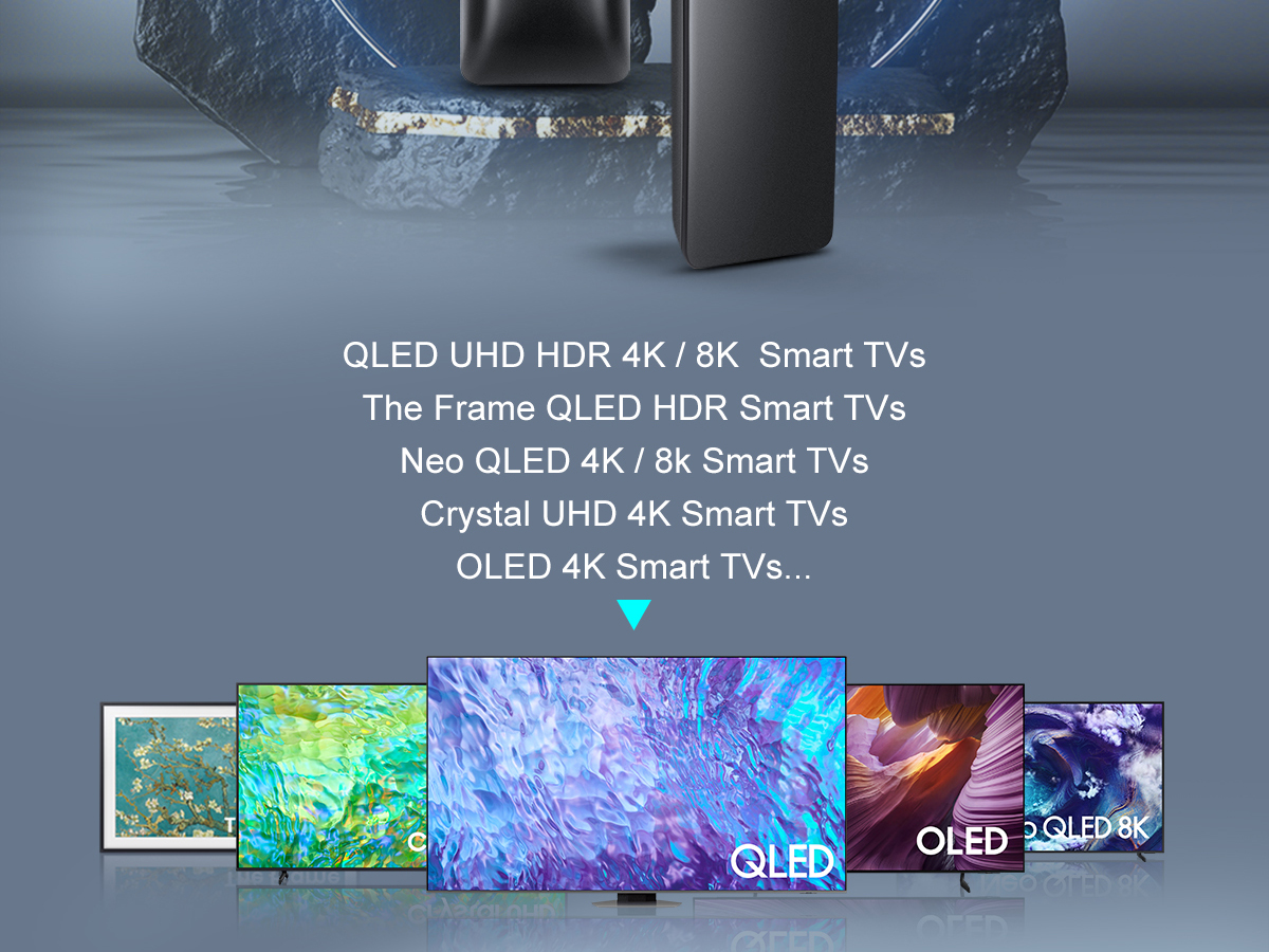 Voice Replacement for Samsung-Smart-TV-Remote, New Upgraded BN59-1266A for Samsung Remote Control with Voice Function. 1-Year Warranty.