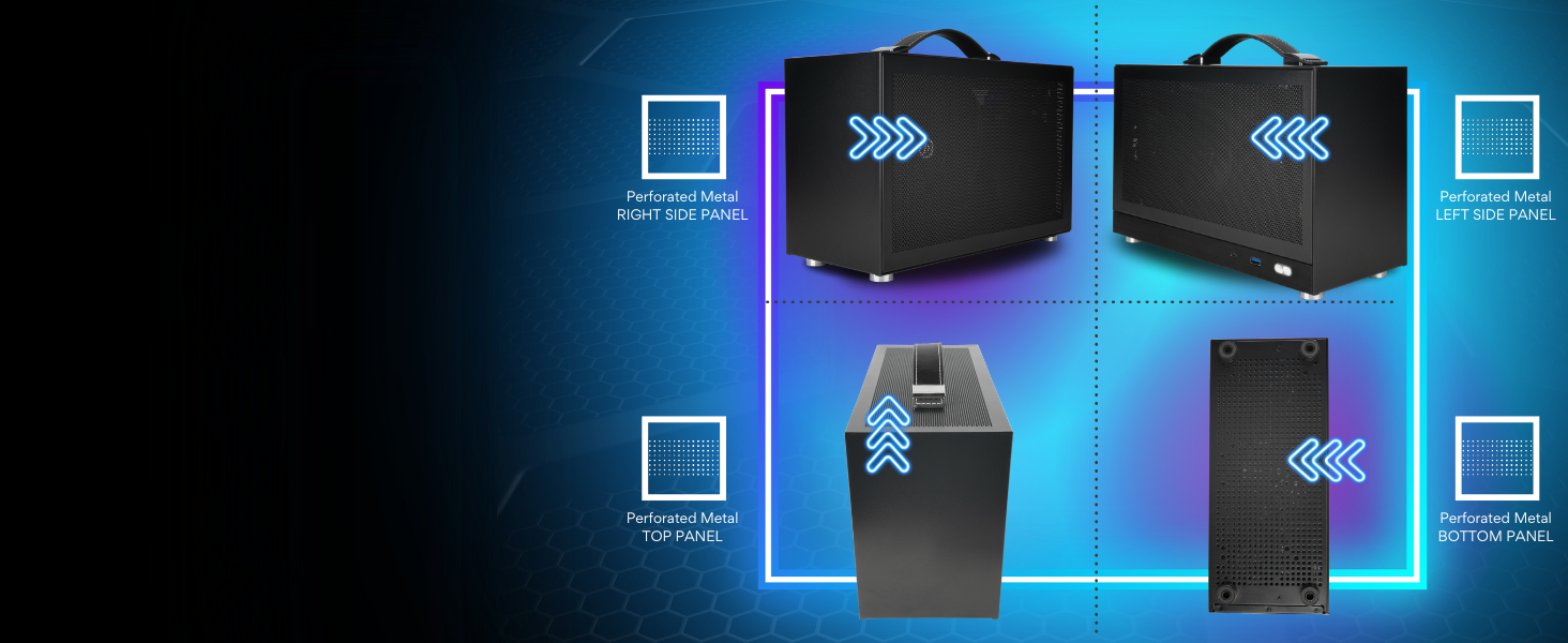 The Empowed PC LAN competes with the best including Skytech Azure, Prism, Llegacy, Eclipse gaming PC