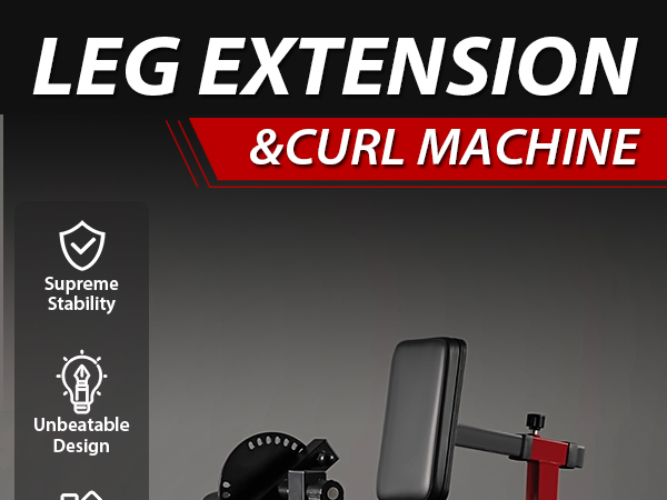 leg extension curl machine