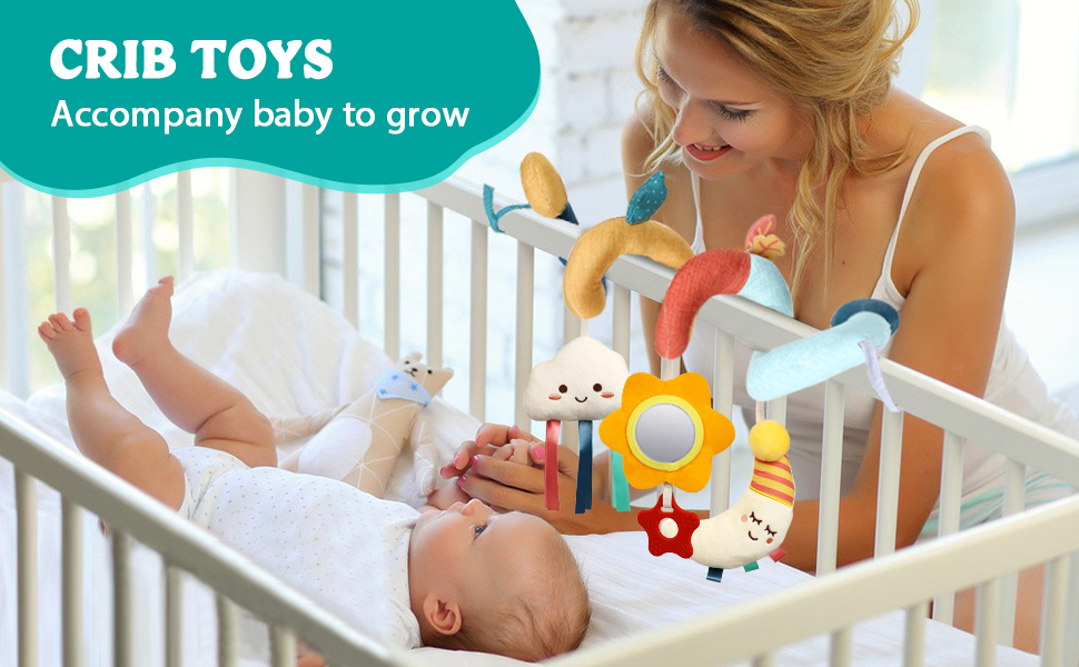 Elsonap Car Seat Toys Stroller Toys Newborn Toys Baby Toys