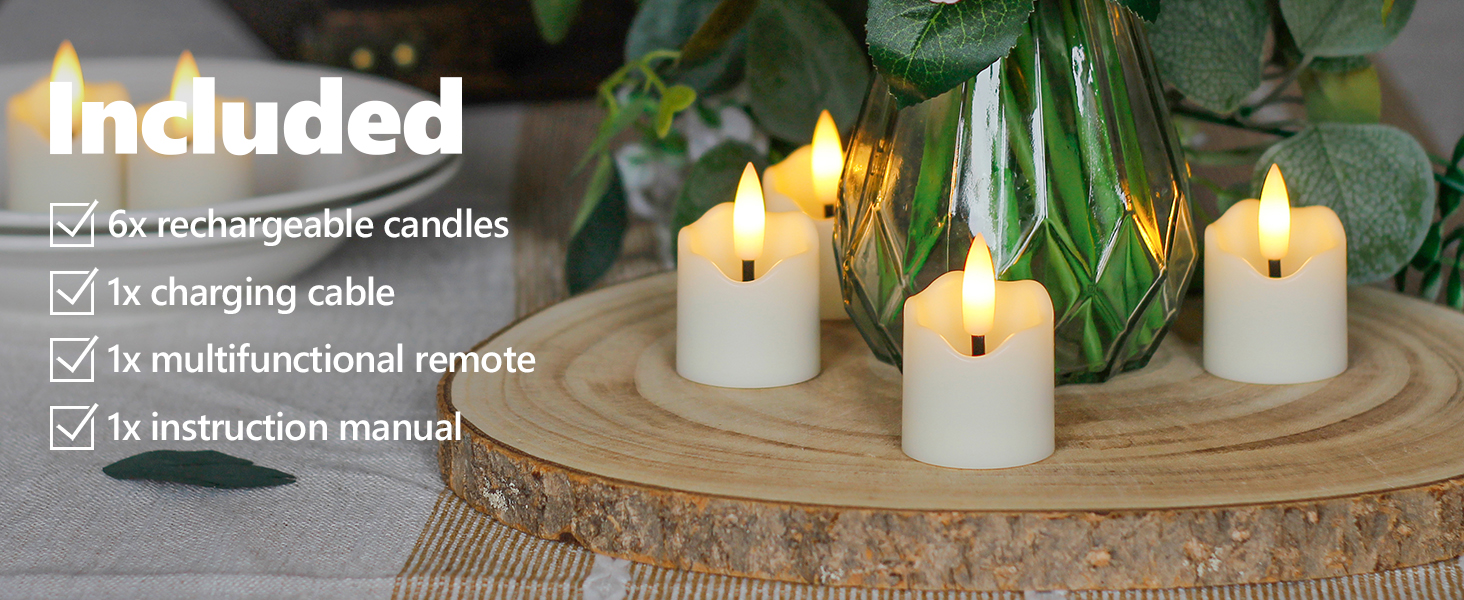 flameless tea light candles