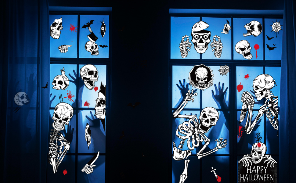 Halloween window strikers