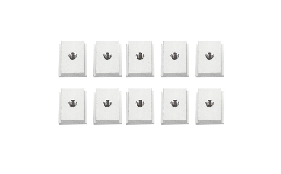 belupai TNutMuttern, 10 Stück M6 M8 TSchiene Gleitmuttern T