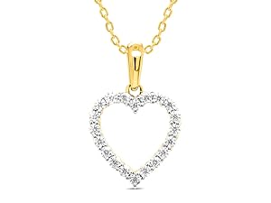 Lab Grown Diamond Heart Necklace