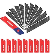 WORKPRO 18mm Snap-off Blades, SK5 Steel Replacement Blade Fits all 18mm Utility Knife & Box Cutte...