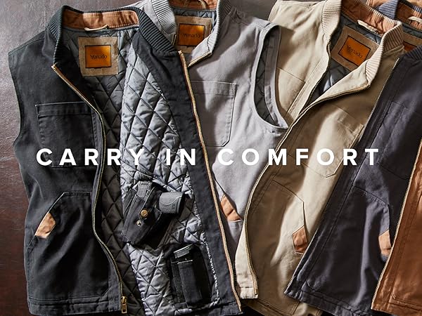 Mens Concealed Carry Vest