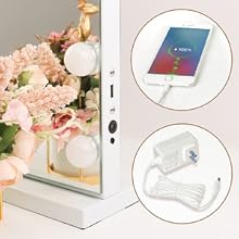 Hollywood lights plug in girloo