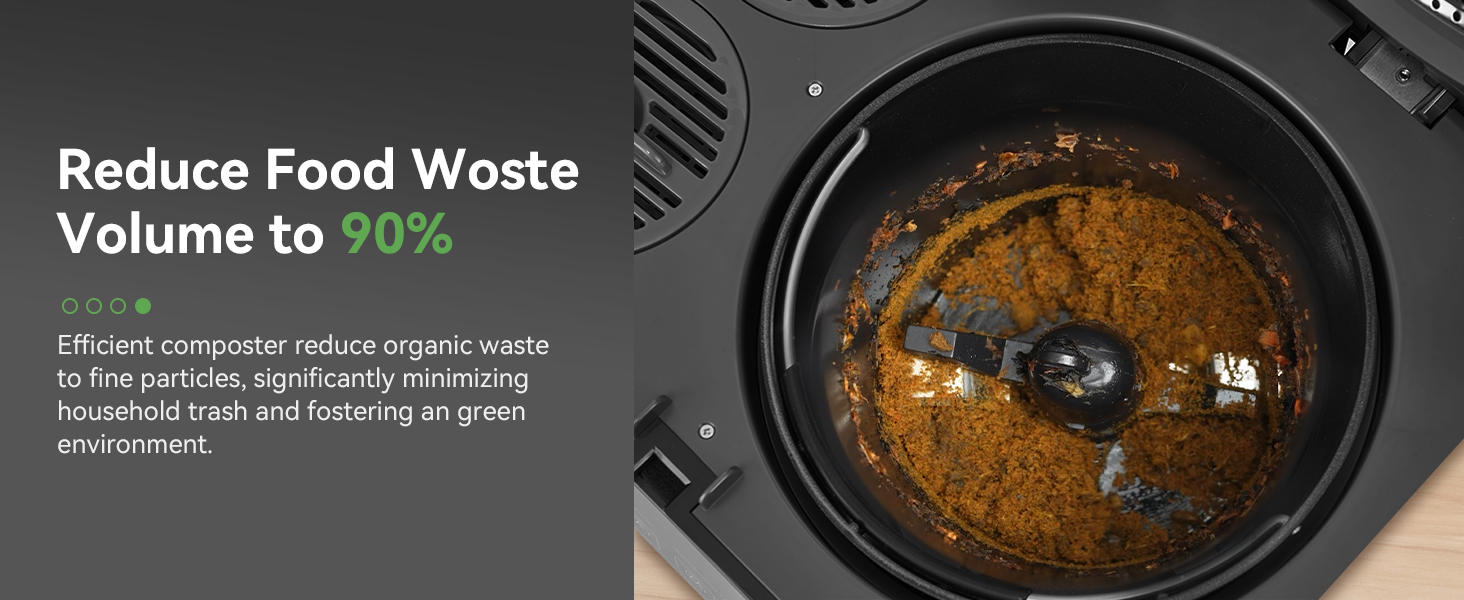 POWIFY Food Composter Bin for Kitchen