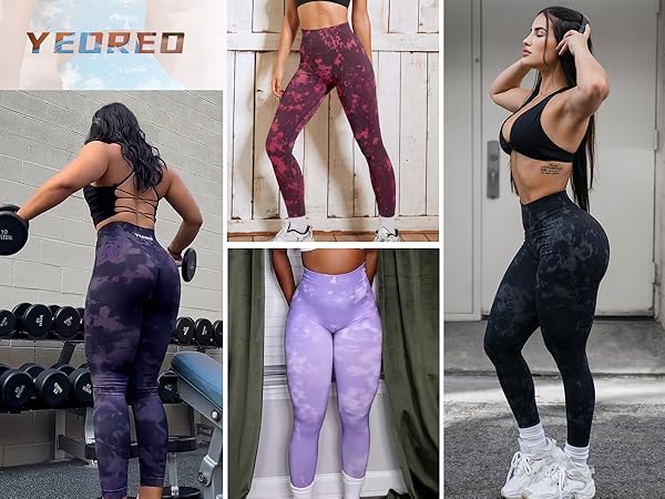 YEOREO Workout Leggings for Women Jada Scrunch Butt Lifting