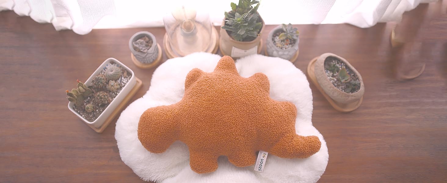 Dino nugget pillow - weighted stuffed animals - Stego
