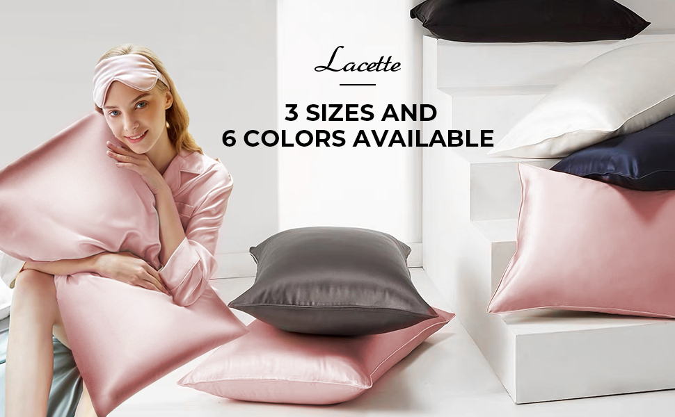 mulberry silk pillowcase 2 pack pink standard size set of 2 lacette blissy hair skin women 