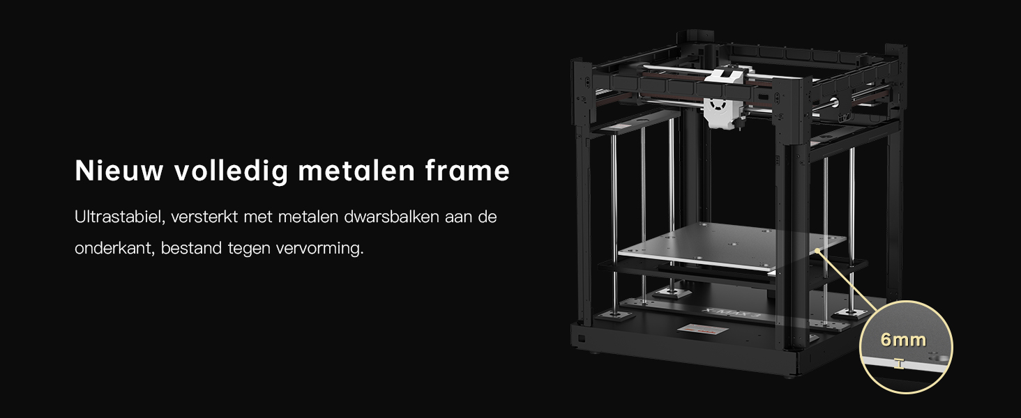 QIDI TECH MAX3 3D Printer,Allaround groot formaat 3D Printer,600mm / s snel printen,hoge