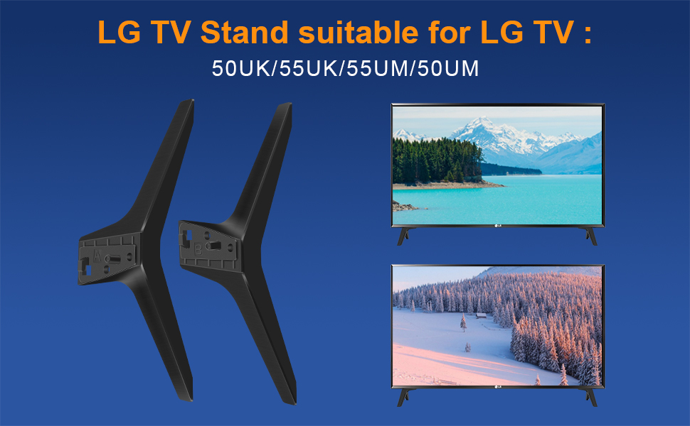1 Pair Base Stand for LG TV Legs Replacemen MAM6498401 for