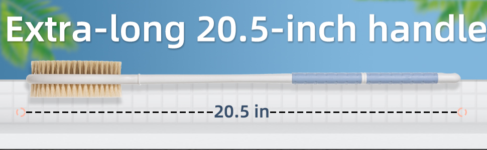extra long handle bath brush