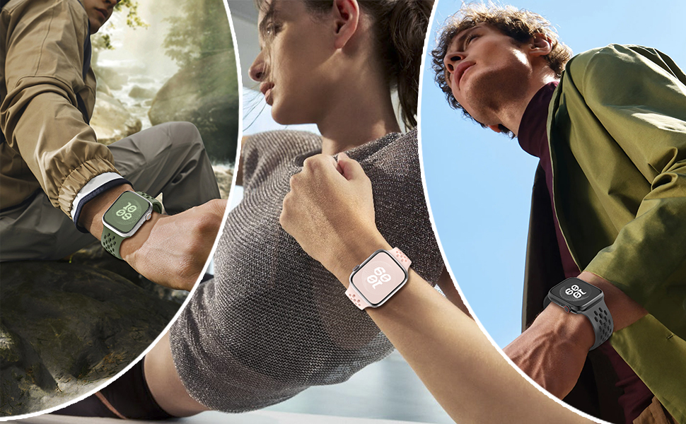 Sport Band for Apple Watch Band 44mm 45mm 46mm Ultra 49mm 40mm 41mm 38mm 42mm