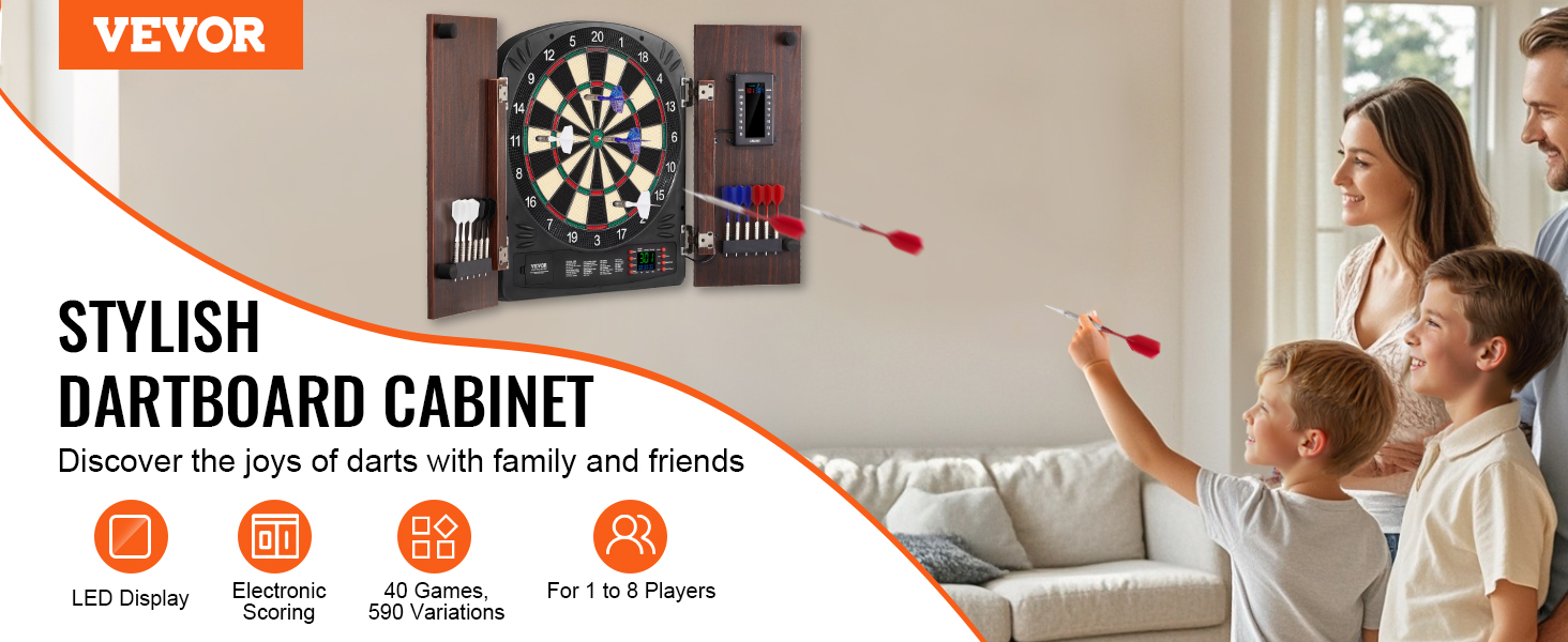 dartboard and cabinet sets