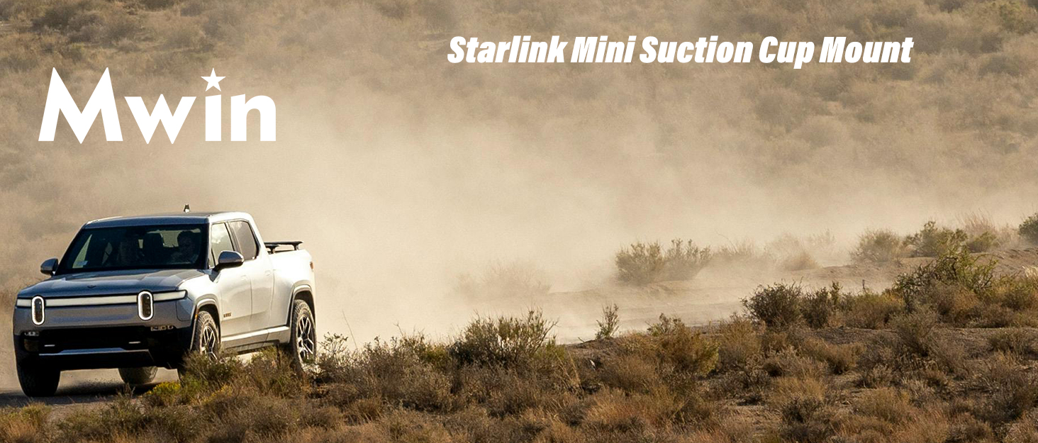 Starlink Mini Suction Cup Mount - Durable Carbon Steel Car Sunroof Mounting Kit