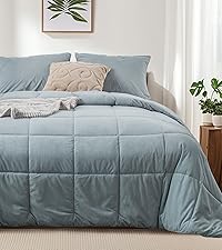 KASENTEX Grey Blue Queen Comforter Set, Fluffy Corduroy, 3 Pieces(down Alt), Cozy Bedding 6481a118 0f52 4680 A7ea A38d292f07cc. CR89,0,1423,1601 PT0 SX200 V1