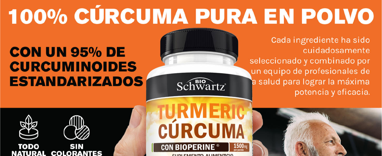 cun un 95 porcent de curcuminoides estandarizados