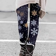 Leggings Damen Weihnachten