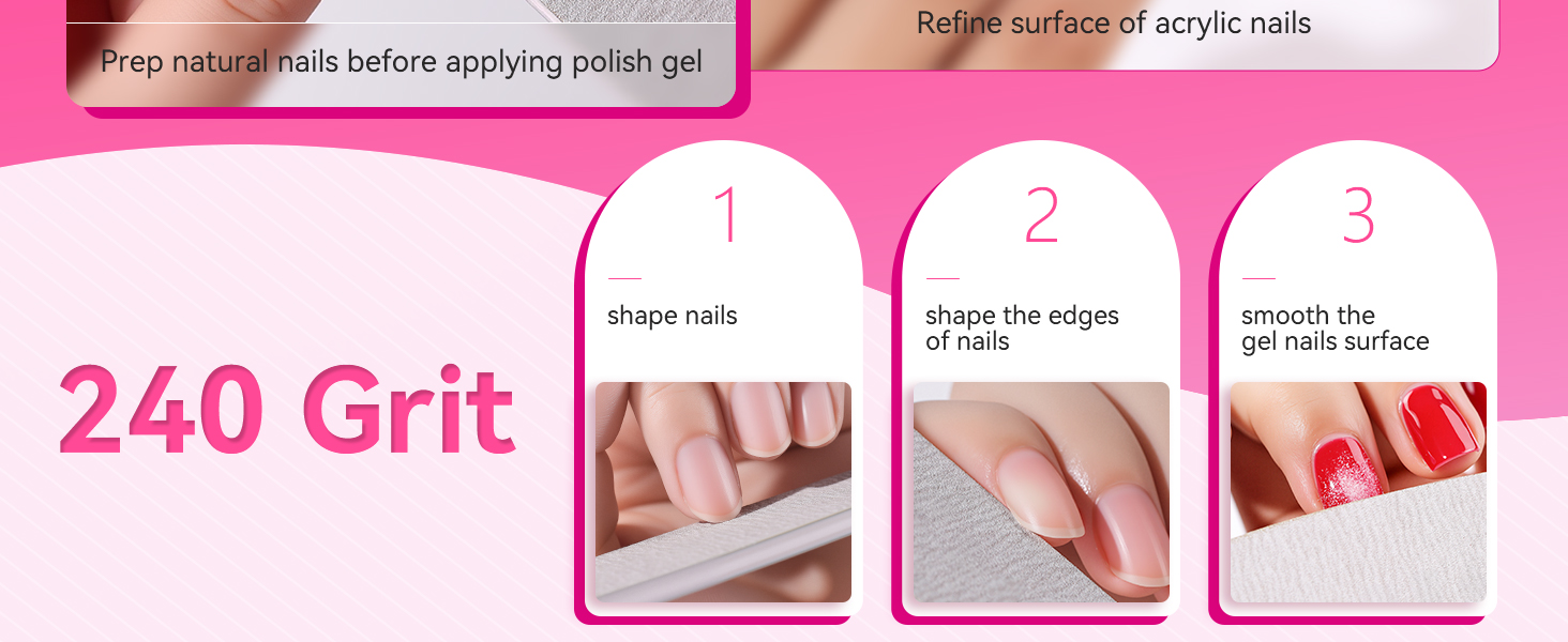emery boards for natural nails