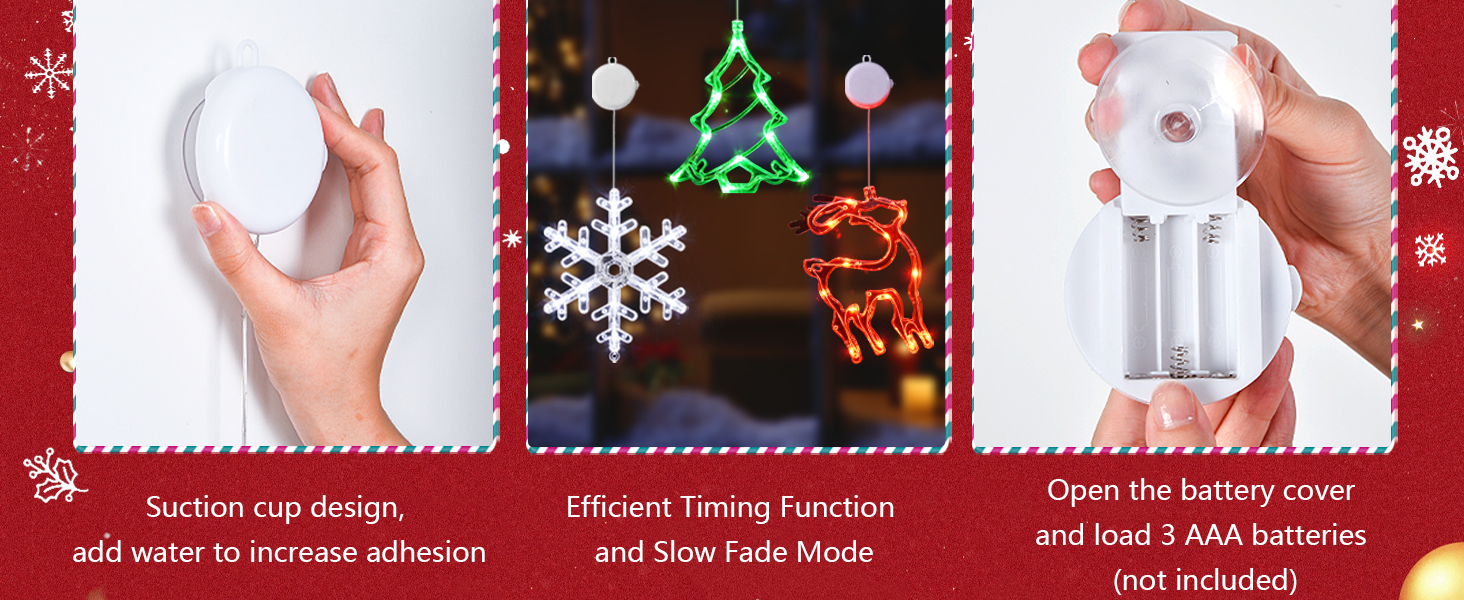 Christmas window lights