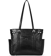 CLUCI Laptop Totes for Women Leather Briefcase Large Ladies Shoulder Bag Work Handbags 15.6 Inch ...