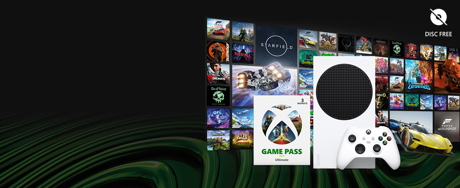 Xbox Series S Starter Bundle (inklusive 3 Monate Game Pass Ultimate