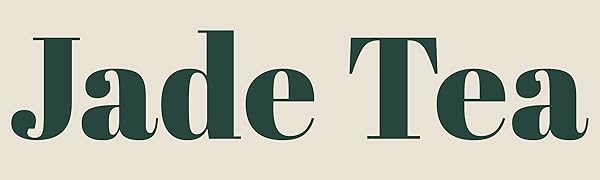 The words Jade Tea appearing in artistic font