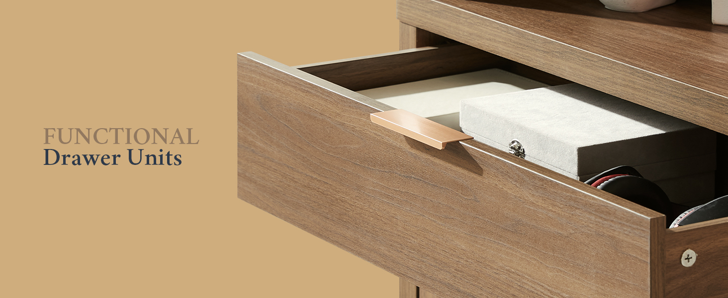 OAKHAM HOME Hampstead Bookcase, Rattan Bookcase with Doors