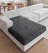 QIANMEW Couch Covers for Sectional Sofa, Washable Stretch Soft Sofa Cushion Covers L Shape Sofa S...
