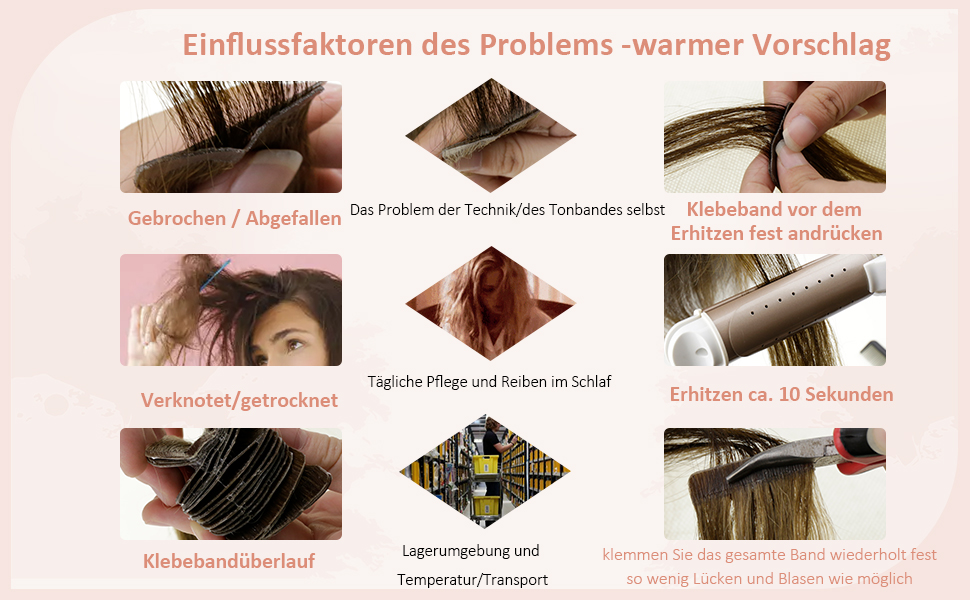 Tape Extensions Echthaar