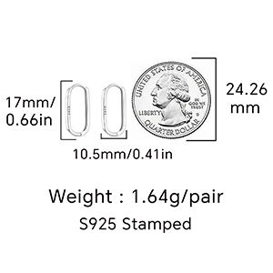 square hoop earrings U hoop earrings for women girls U huggie earrings hoop minimalist earrings