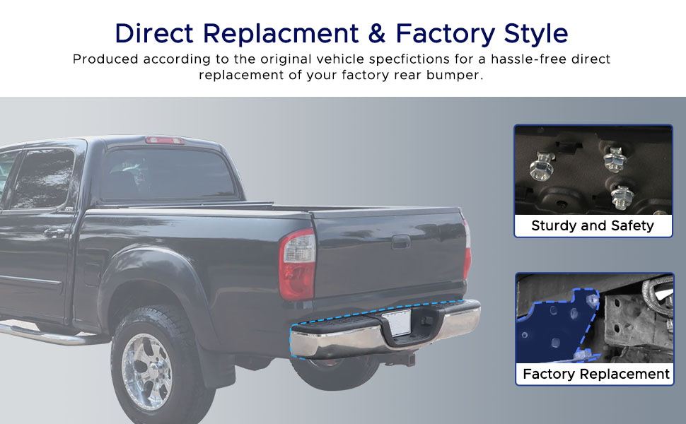 Rear Bumper Assembly 2000 2001 2002 2003 2004 2005 2006 Toyota Tundra