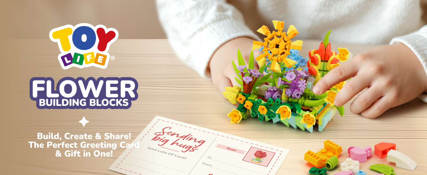 TOY Life Flower Building Blocks