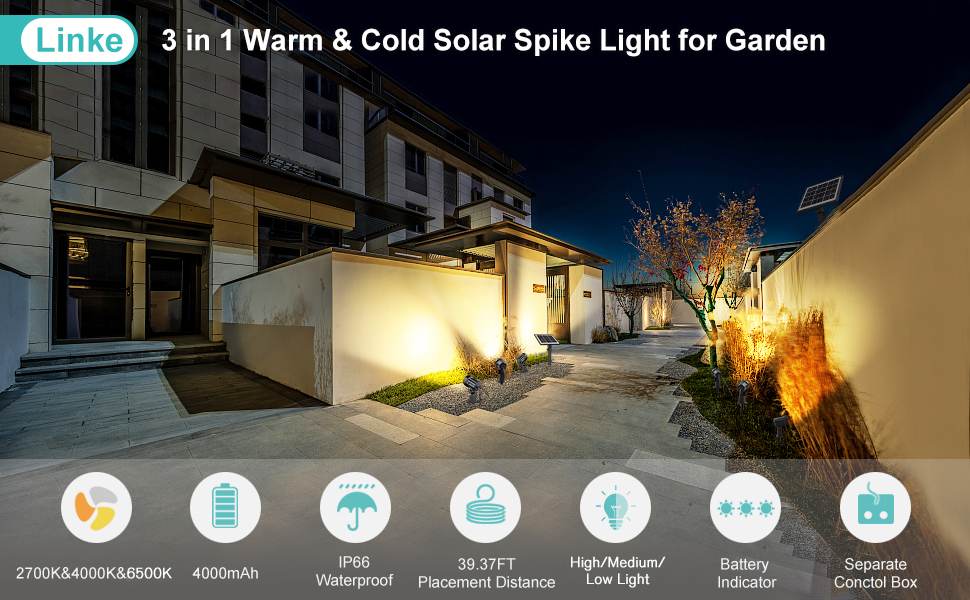 solar spotlight garden