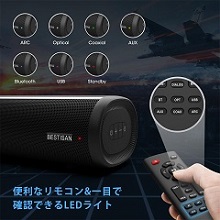 BESTISAN テレビサウンドバー Bluetoothスピーカー Amazon.co.jp: BESTISAN テレビサウンドバー Bluetooth