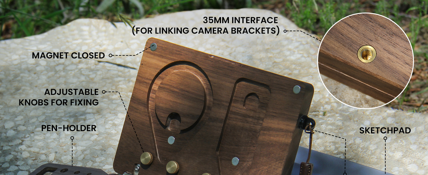 Wooden Paint Palette