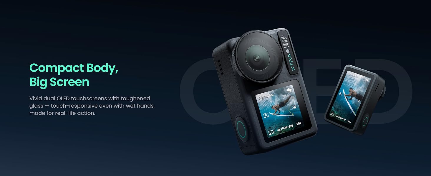 OLED Dual Touchscreens